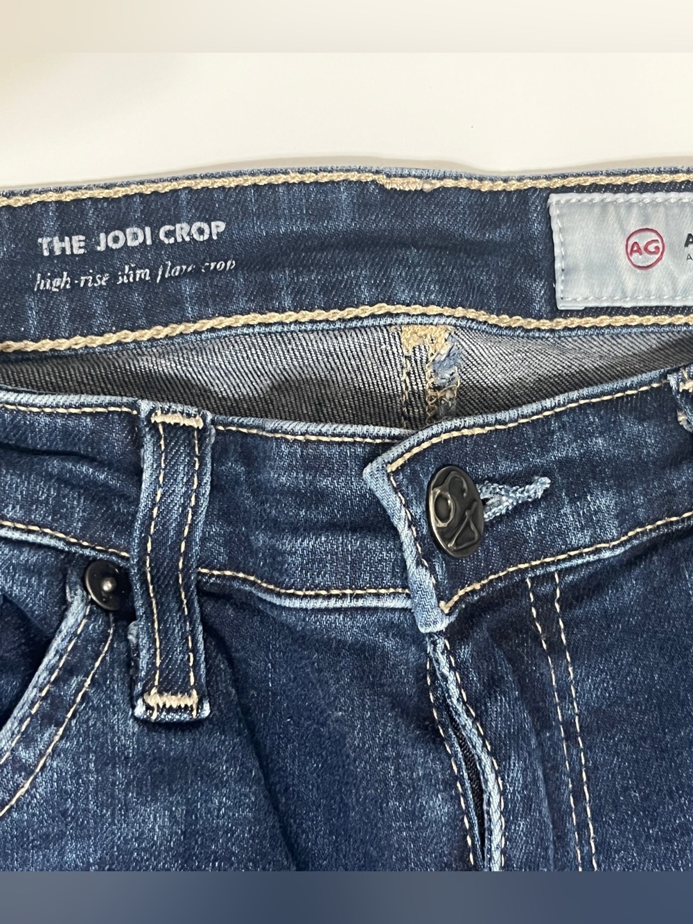 AG Adriano Goldschmied The Jodi Crop Jeans size 27 - Picture 2 of 8